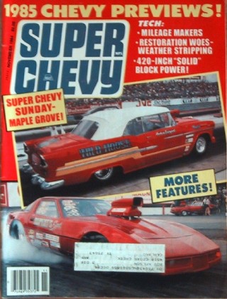 SUPER CHEVY 1984 NOV - KINGSBROOK, ROSS RACING MILLS
